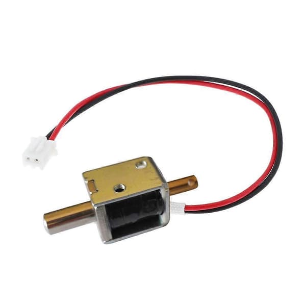 DC12V Låsetunge Push-Pull Bagage Elektrisk Solenoid Samling Dør Skuffe