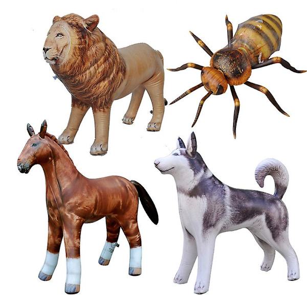 Suuri simulaatio viidakkoeläin puhallettava ilmapallo syntymäpäiväjuhlakoristelu kirahvi norsuhai leijona malli ilmapallot vauvasuihku zebra