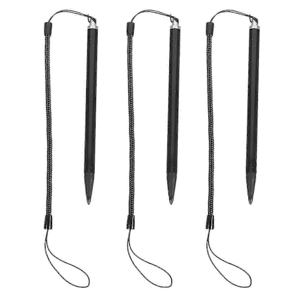 3 st Skärm Stylus Penna Stylus Display Touch Penna Anti-förlorad Fjäderlina Hängande Stylus Pennor