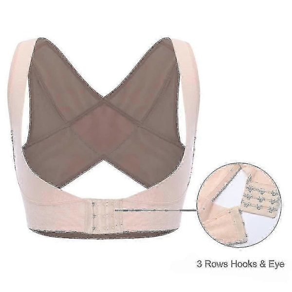 Humpback Posture Corrector BH-støtte Bryst Brace Opp Shapewear Kropp Former For Hunchback
