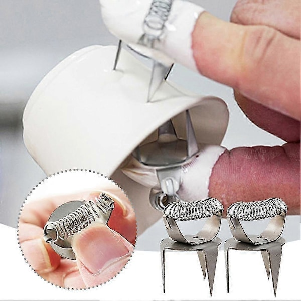 Keramikk Glaze Verktøy Fingertupp Dip Glaze Clip Rustfritt Stål Glaze Clip DIY