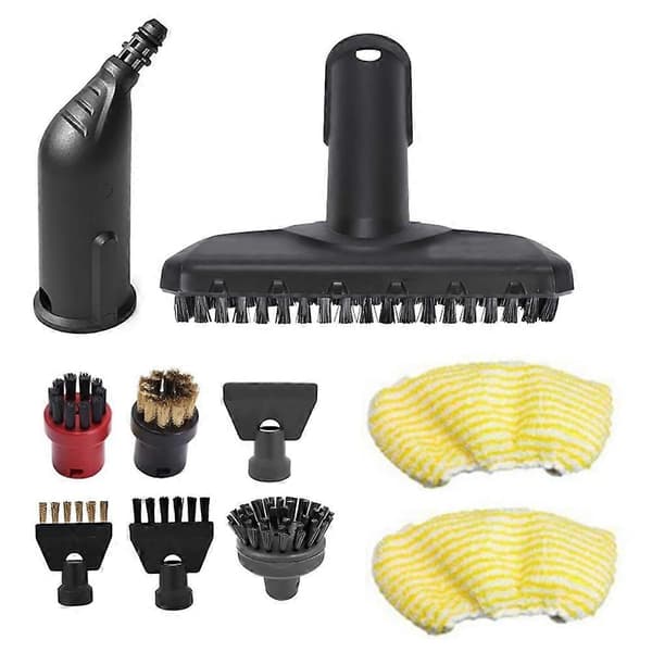 Til Karcher damprensere SC1, SC2, SC3, SC4, SC5 Erstatningstilbehør - Inkluderer dyser, børster og klude