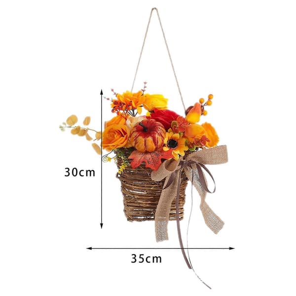 Efterårsblomsterkurv Græskarblomsterkurv til Indendørs Udendørs Bryllup