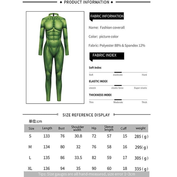 Halloween kostume Cosplay Herre bodysuit Jumpsuit Zentai Spandex 3d stil til børn Voksen style 2 M