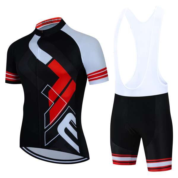 2023 Pyöräilypaita Set Miesten Pyöräilyvaatteet Maantiepyörä Paidat Puku Pyörälappu Shortsit MTB Ropa Ciclismo Maillot Blue XS
