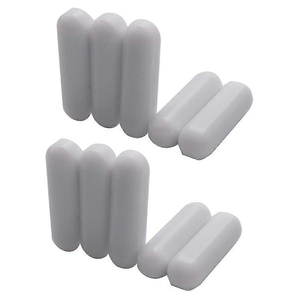 10 kpl Magneettisekoittimen sekoitustanko Laboratoriosekoitustanko Magneettilevy Sekoitustanko Magneettinen (7x25mm)
