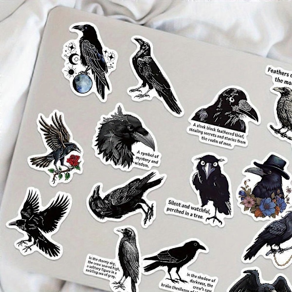 Nye Modeller 50 stk. Halloween Krage Klistermærker - Vandtætte, Genanvendelige Vinylmærkater Til Bærbare Computere, Skateboards, Vandflasker & Mere - Perfekt Til Scrapbooking