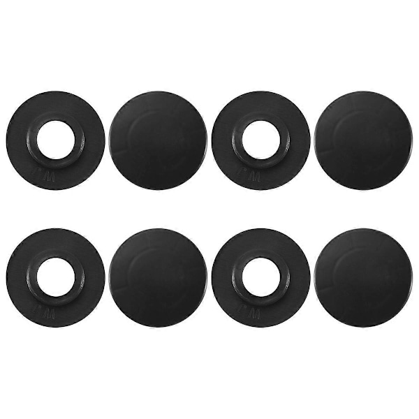 4X Automaton maton lattian kiinnitysklipsit pidikkeet puristimet hieno musta - 6680520