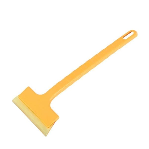 Langhåndtert is- og snøskuffe - 1 stk, 27.5cm*9cm, Gul