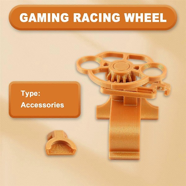 Gaming Racing Wheel Mini Rat til Spilcontroller til 3D-printet Tilbehør