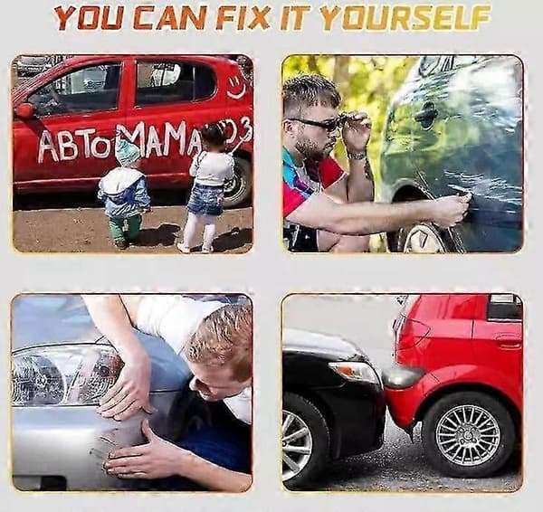 Semphasize Bilmaling Penn, 2-i-1 Auto Touch Up Maling Fyllfjerner, Bilreparasjon Penn