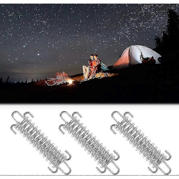 10 Stk. Trækfjeder Spiralfjedre Til Campingtelt Markise Markisemonteringstilbehør Rustfri Trækfjeder For Sikker Installation