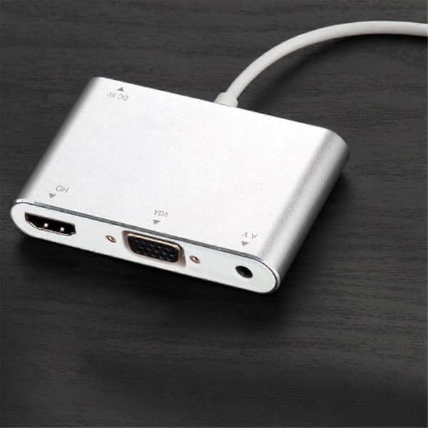 For Apple interface til HDMI-kompatibelt VGA-adapterkabel til iPhone