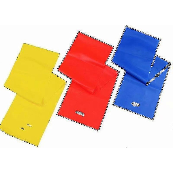 Träningsband, Set om 3, 120 X 15 Cm För Fitness, Rehab, Gymnastik Och Fysioterapi Februari2
