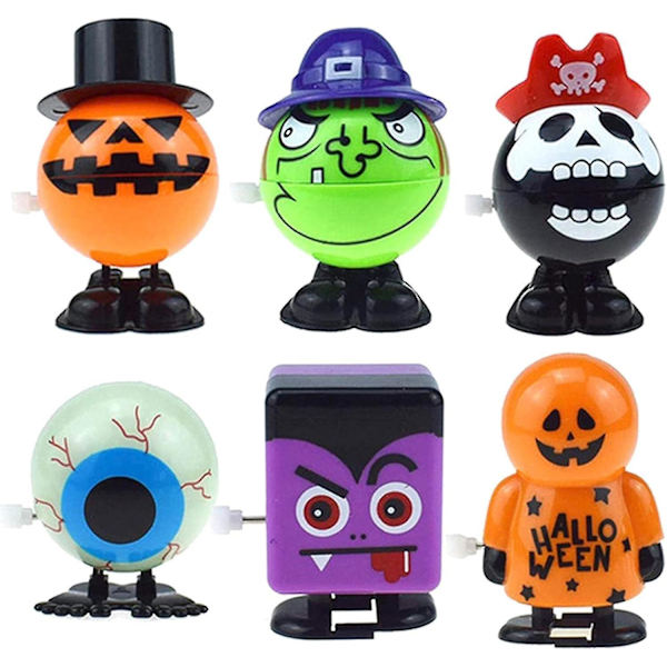 Halloweenleksak, Barn, Halloweenleksak, Vindleksak för barn, Set, Statyett, Pris, Vindleksak, Halloweendekoration, Dekoration, Festartiklar, Present, Case A-6
