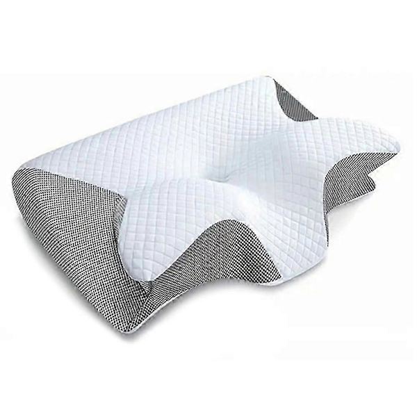 Fjärilsformad Cervical Nackkudde Memory Foam Långsam Återhämtningskudde