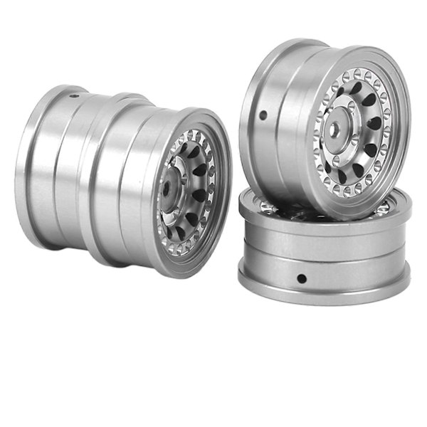 4 st Aluminiumlegering Hög Slitstyrka Titanfärg 1/18 1/24 RC Bil Hjulnav