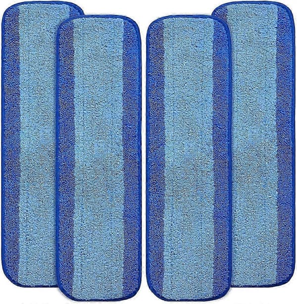 4-pakning Mikrofiber Rengjøringsputer Erstatning for Bona Premium Spraymopp