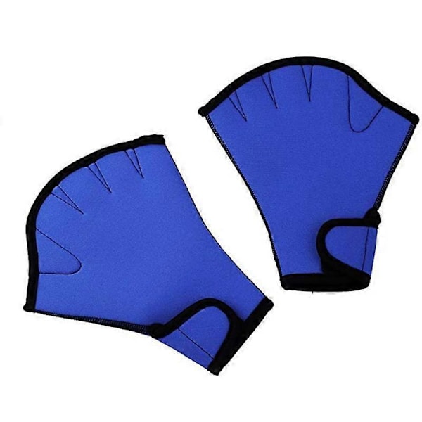 Surf- og Svømmehandsker - 1 Par, Størrelse: 16.5*17.5*7.5cm, Gummimateriale, Blå