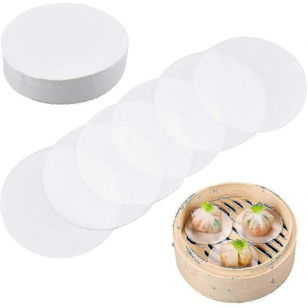 Burger Skiver, 500 Stykker, Runde, 12cm, Non-stick Bagepapir Til Burgerpresse Og Past Fiis