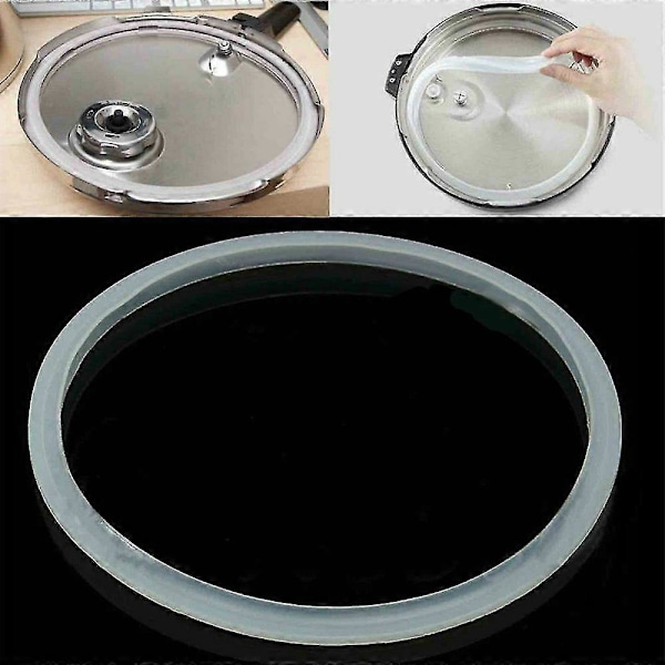 22cm Silikon Gummi Ersättning Klar Packning Hem Tätning Tryckkokare