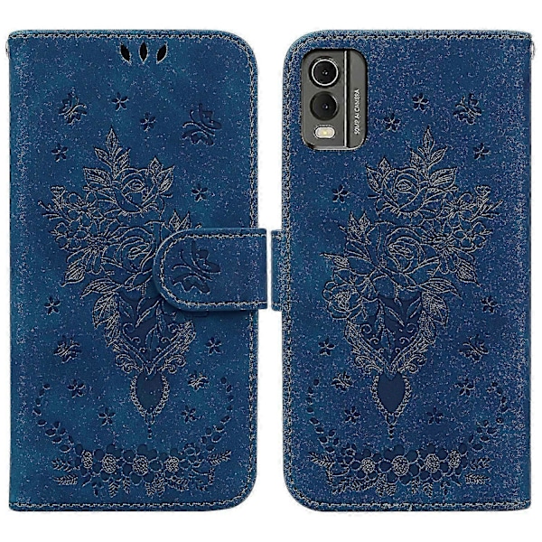 Rose Præget PU Etui Til Nokia C32