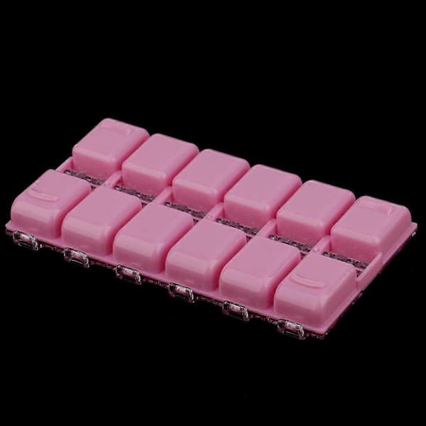 Rosa Rhinestone Neglekunst Tips Tom Beholder Boks Etui