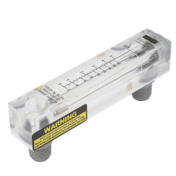 LZM-15 0.5-5GPM Knap Panel Type Væskestrømsmåler Flow Meter Måling ZG1/4\"