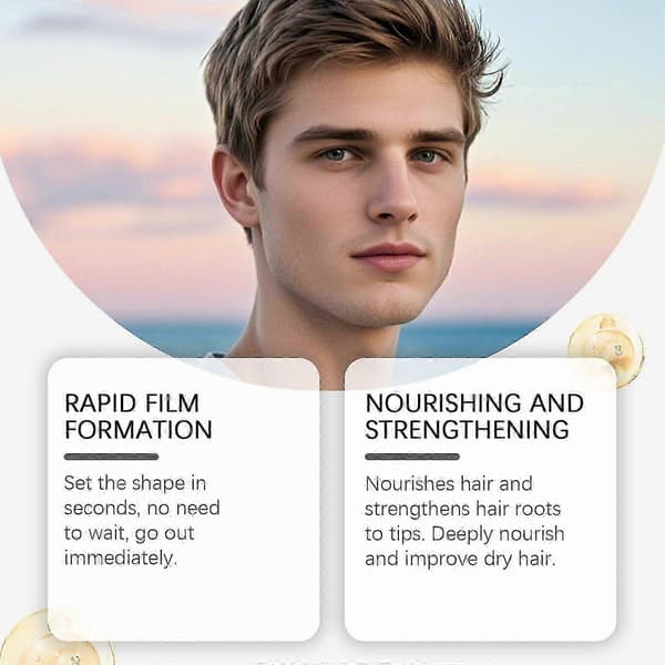 Hårmattepomade - Medium hold, ingen glans, vandbaseret, velegnet til alle hårtyper - Mat lerpomade - 70g 3pcs
