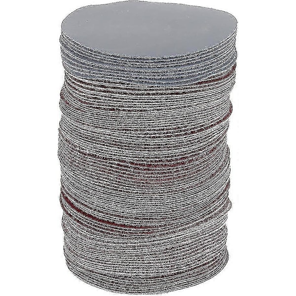 100 stk. 75 mm slibeskiver til Thisnde 80/100/180/240/600/800/1000/2000/3000 korn sandpapirsliber