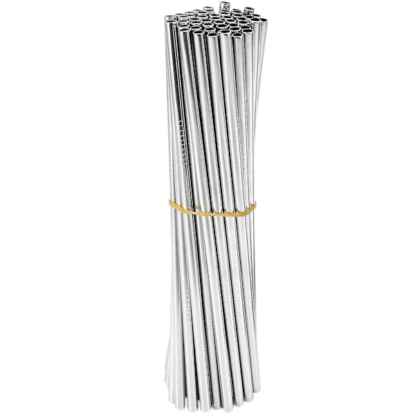 100 kpl Metallipillejä Voidaan Käyttää Uudelleen 304 Ruostumatonta Terästä Juomavesiputket 215 Mm X 6 Mm Kaareva Pill