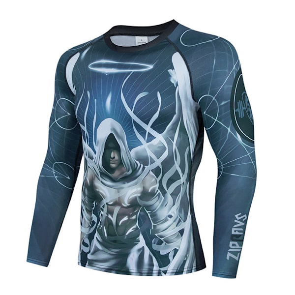 Miesten Muay Thai Miesten MMA-potkunyrkkeily-urheilupuku BJJ Rashguard T-paidat Rash Guard Fitness Verryttelypuku Nyrkkeilypaita Set 50 Sets L