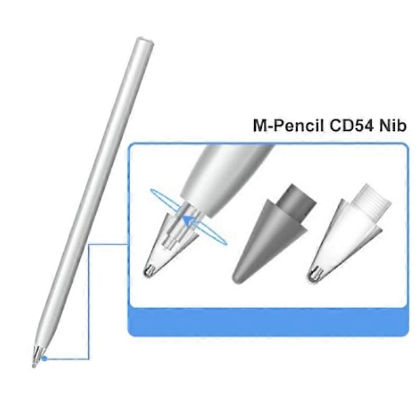 Udskiftelige blyantspidser til Huawei M-Pencil 2. stylus touch pen spids M-Pencil 2. generation CD54 NIB Pe