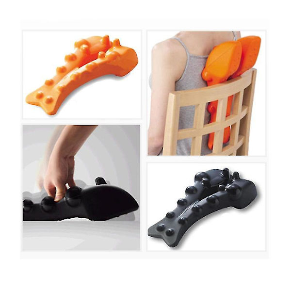 Tflycqcorrect kohdunkaulan nikama Lanne Traction Straight Spine Relax Selkähieronta black