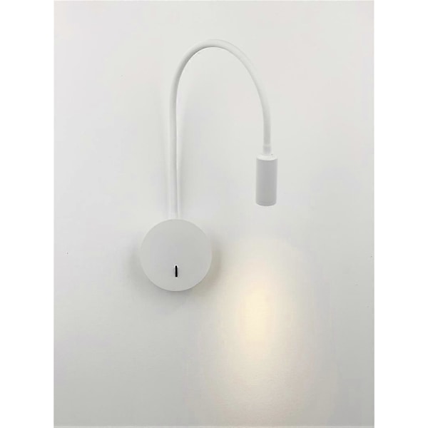 3W+8W LED Væglampe Læselampe Sengelampe Til Læsning LED Læselampe Fleksibel Væglampe Hvid LED Væglampe Læselampe Med Kontakt Sengelampe