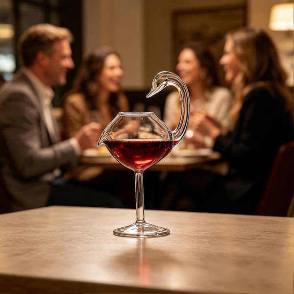 Svanformade vinglas - 250ML Klart för hemmabar bröllop transparent