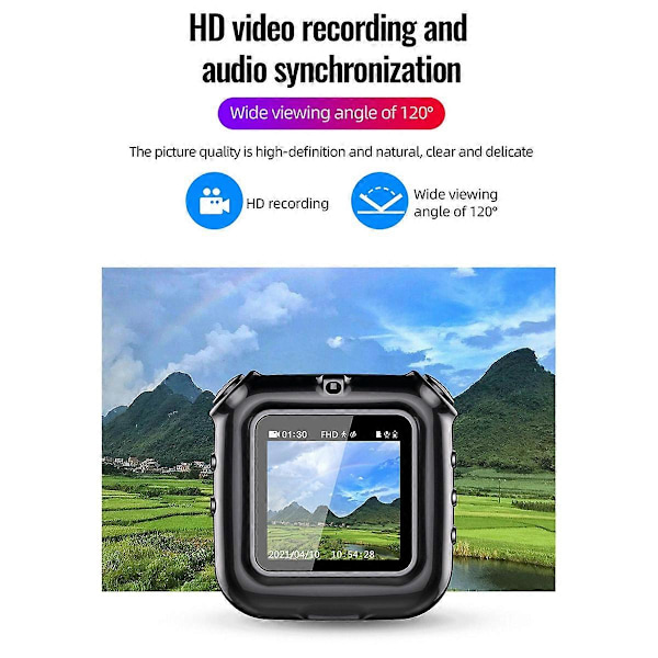 V9 Mini Kaulakorukamera 1080P, 8GB, Näyttö