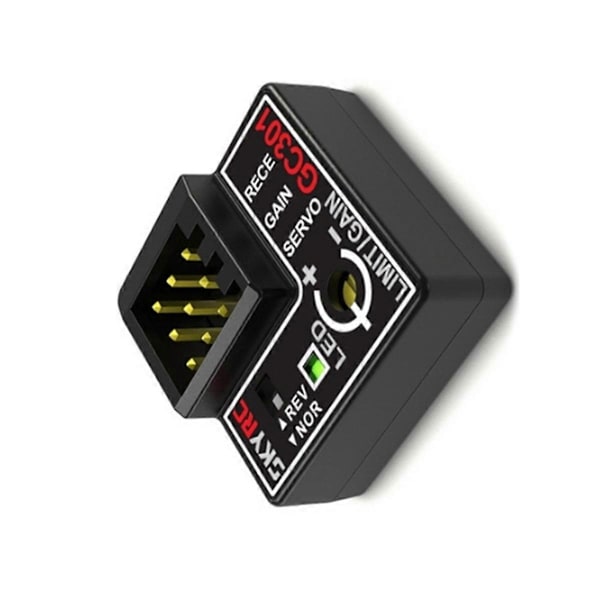 Gyro Sensor GC301 4-8.4V Mini Gyro Sensor Gyroskop for RC Bil Styringsutgang Korrigerende Integrat