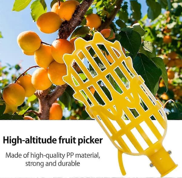 Fruktplukker i plast, epleplukker, høstehjelper, fruktplukker