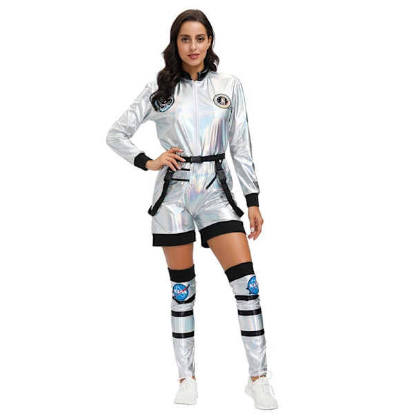Halloween Kostume Vandrende Jord Rumdragt Gruppe Fest Cosplay Uniform Mand woman 2 XL