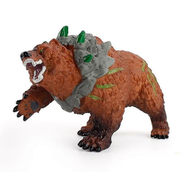 Björn Solid PVC Actionfigur Skrivbords Dekorativ Prydnad Samlingsgåva