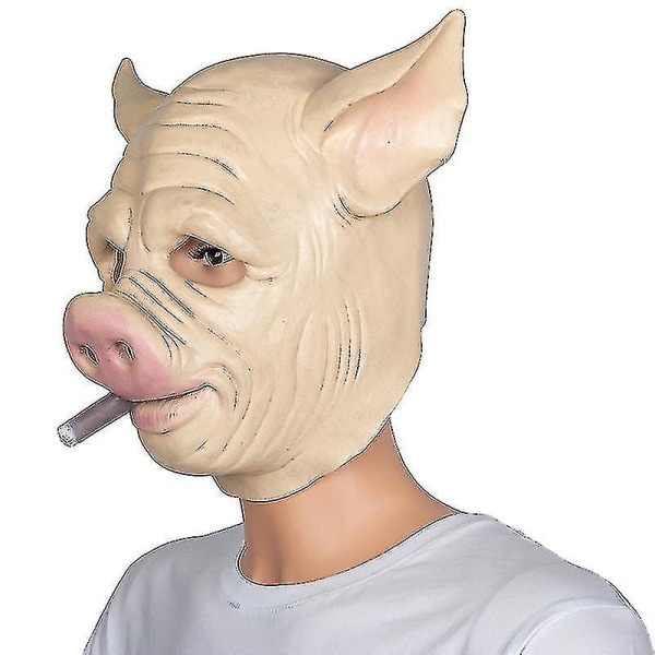 Halloween Pig Mask Animal Latex Mask