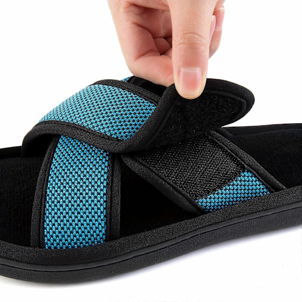 Nye modeller Herre Luksus Åben Tå Sandaler - Komfortabel Justerbar Rem, Premium Memory Foam, Ultra-Åndbar & Fjervægt - Perfekt til Indendørs Re
