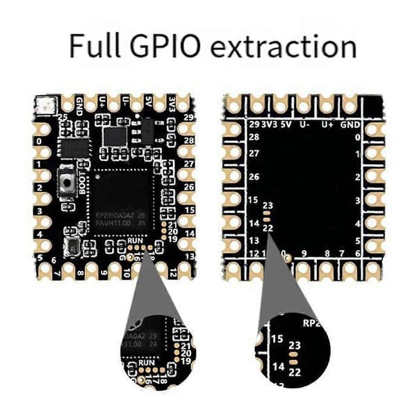 Til Raspberry Pi Pico 2 Stempelhul Udviklingskort RP2350-Core-A