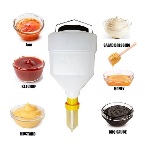 Salatdressing Squeeze Flaske Hængende Sauce Dispenser