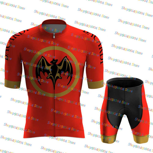 Bacardi Drink Beer Cykeltröja set Uniform cykelkläder Quick Dry Cykelkläder Kläder Herr Short Maillot Culotte Kit 1 3XL