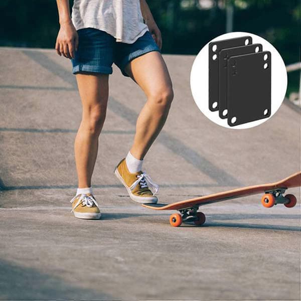 30 stk 3 mm Skateboard Riser Støtputer Longboard Rise Pads Skateboard Støtputer Myke Longboard Støtputer