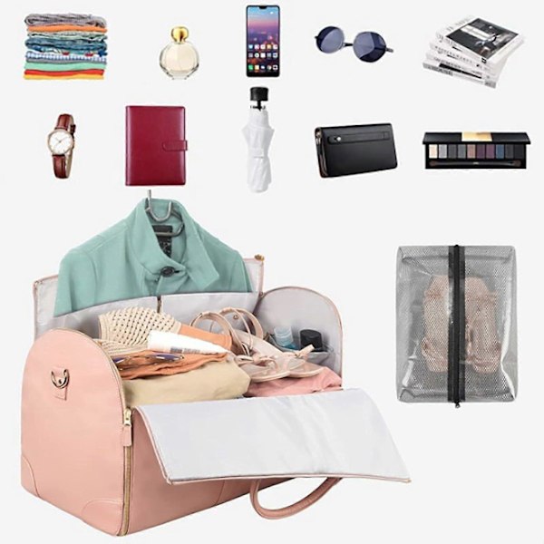 Konvertibel Reiseklespose, Håndbagasje Klesbag, 100% Ny