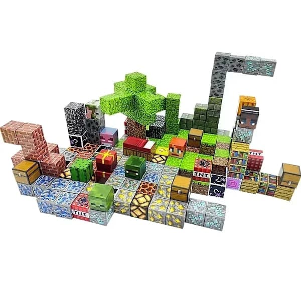 Minecraft magnetiska block (60 delar)