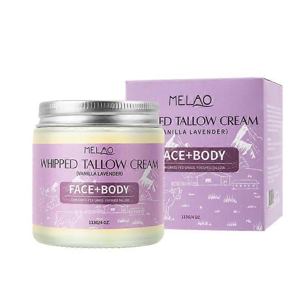 Beef Tallow Paste For Skincare Beef Neck Balm Grass Fed Tallow Wild Honey Face And Body Ansiktskräm (vanilj)